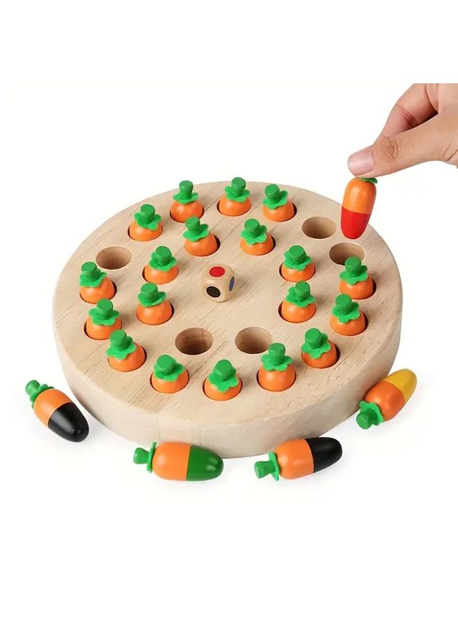 Mushroom Memory Chess Game Wooden Color Matching Set For Kids 3 6 Years Old - Image 4