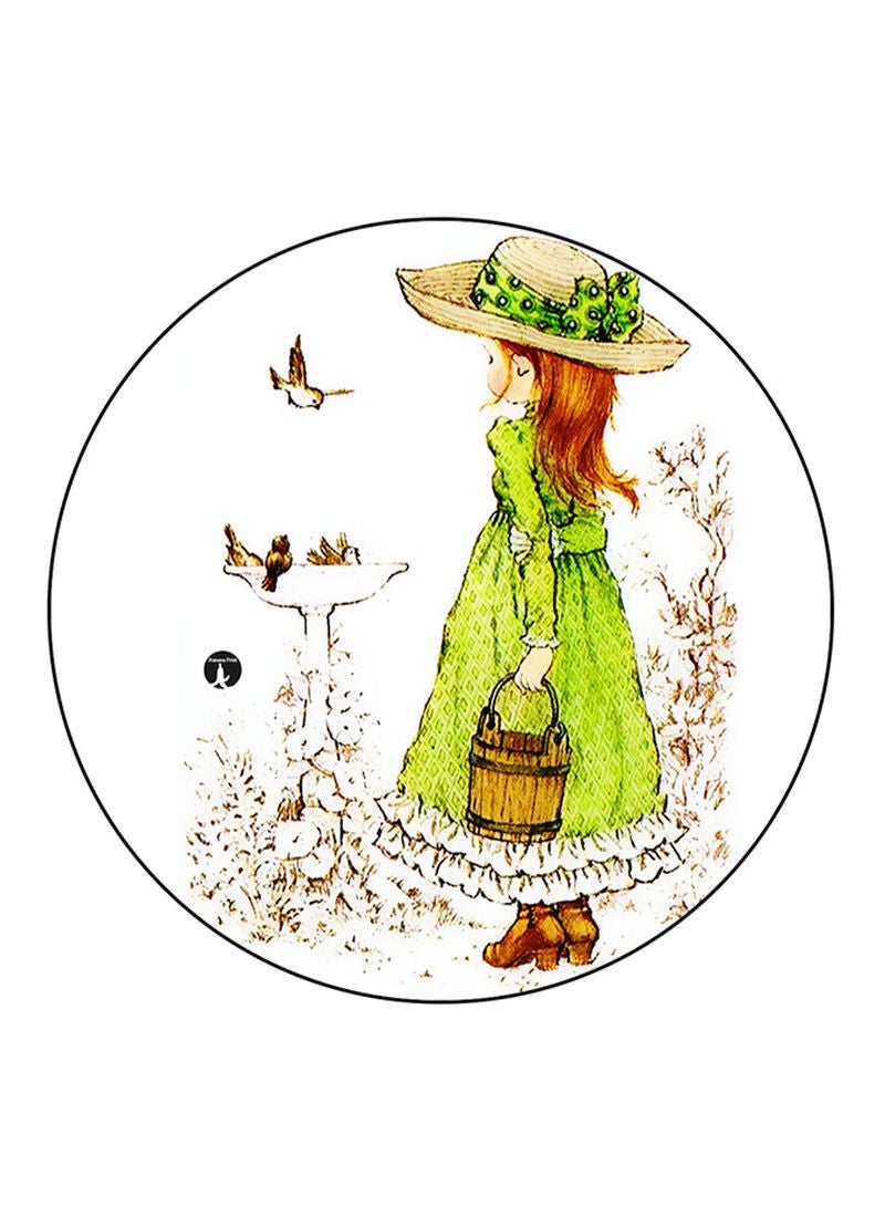 RKN Vintage Art Printed Fridge Magnet Multicolour - Image 1