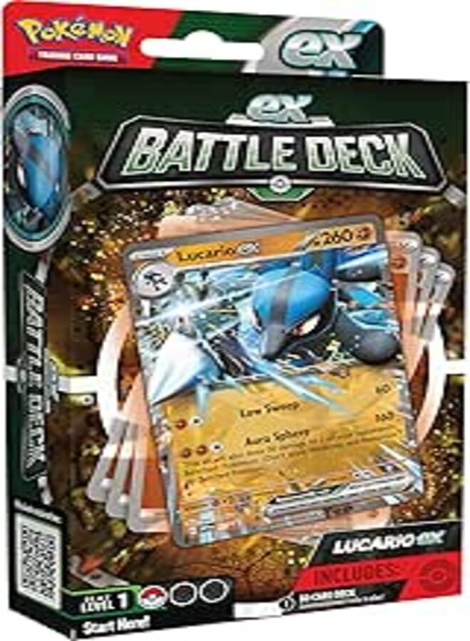 Pokemon TCG: Lucario ex Battle Deck (Ready-to-Play 60-Card Deck)