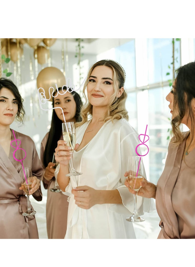 SYOSI Reusable Straws Plastic Straws, Colorful Fun Curved Various Twisted Straw Rings 12 Pieces Curled Spiral Straws For Kids Adults School Prize Birthday Party Supplies Gifts(12.6'') - Image 3