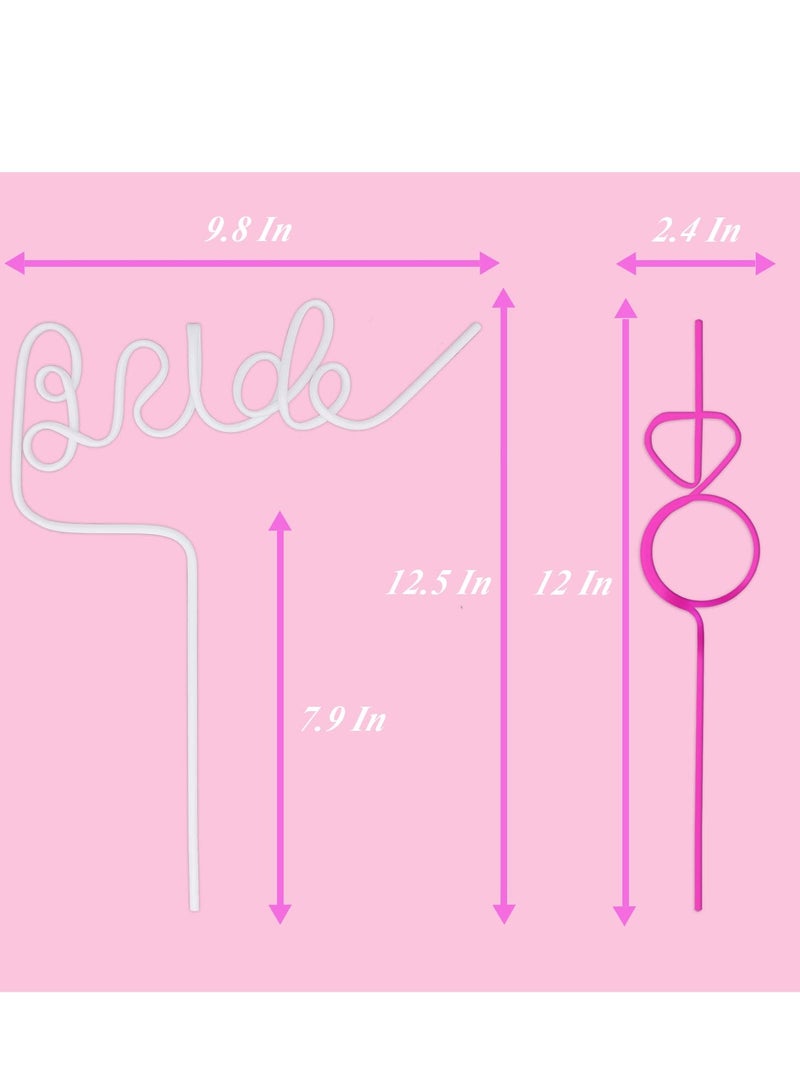 SYOSI Reusable Straws Plastic Straws, Colorful Fun Curved Various Twisted Straw Rings 12 Pieces Curled Spiral Straws For Kids Adults School Prize Birthday Party Supplies Gifts(12.6'') - Image 4