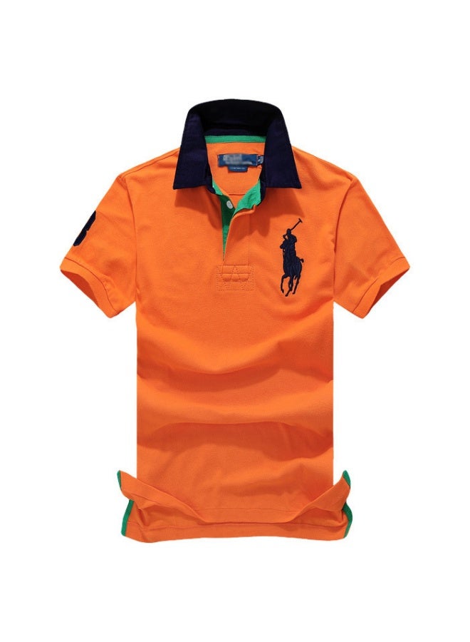 Essential Logo Printed Polo Shirt Twin Tipped Shirt Classic Style and Comfortable Fit  - Image 1