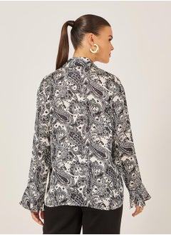 Styli Paisley Printed Long Sleeve Regular Fit Shirt  - Image 5