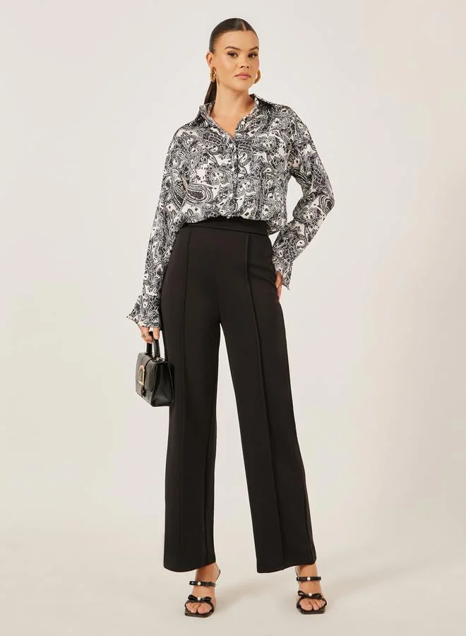 Styli Paisley Printed Long Sleeve Regular Fit Shirt