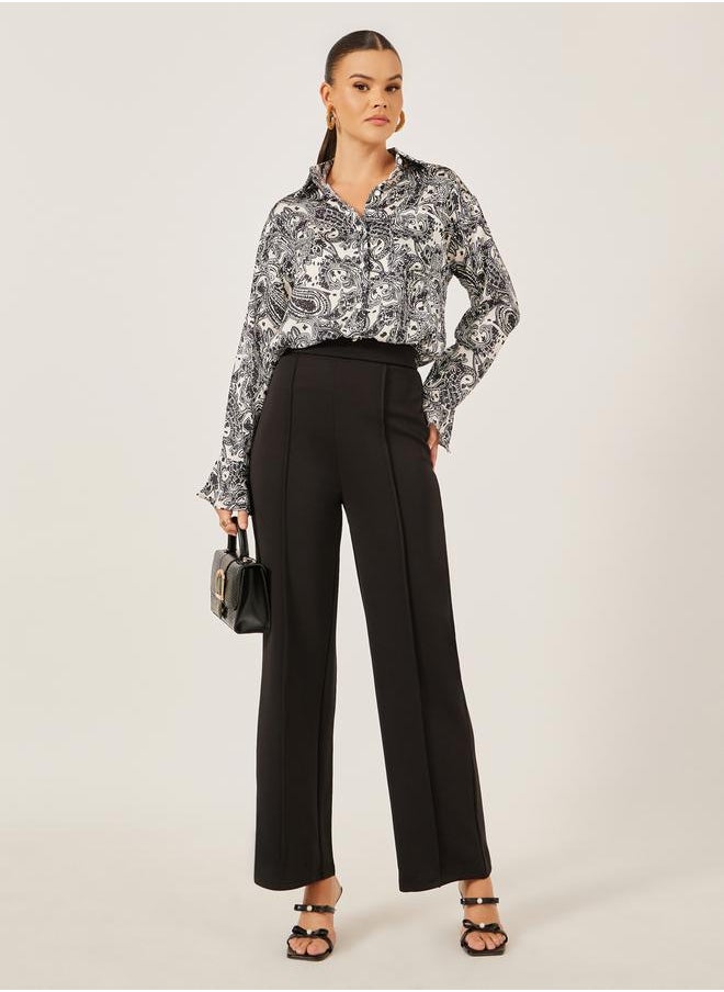Styli Paisley Printed Long Sleeve Regular Fit Shirt  - Image 3