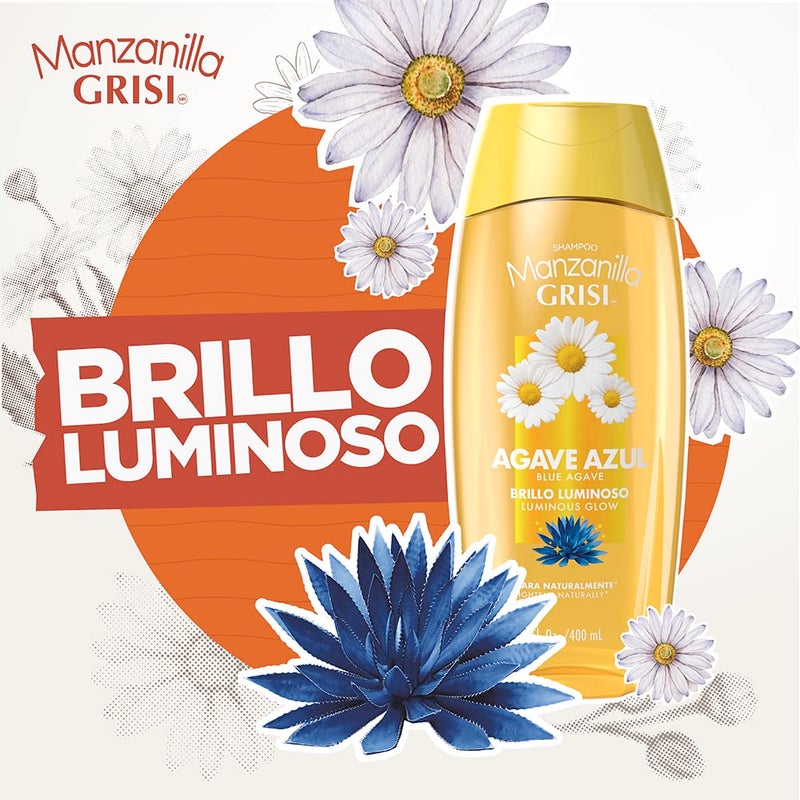 Grisi Manzanilla Grisi Shampoo | Lightening Shampoo with Chamomile Extract, Lightening Hair Product for Soft and Luminous Hair; 13.5 Fl Ounces - Image 3