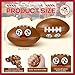 Arrowbash 24 Pcs Mini Face Football Stress Balls for Boys Girls Fidget Toys Bulk Foam Football for Stress and Anxiety Relief Balls for Party Favors Birthday Gift Decoration - Image 4
