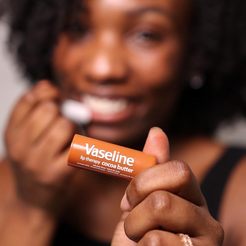 Vaseline Lip Therapy Variety 4-Pack – Rosy Lips + Cocoa Butter Moisturizing Lip Balm with Vitamin E, 0.16 Oz Ea - Image 5