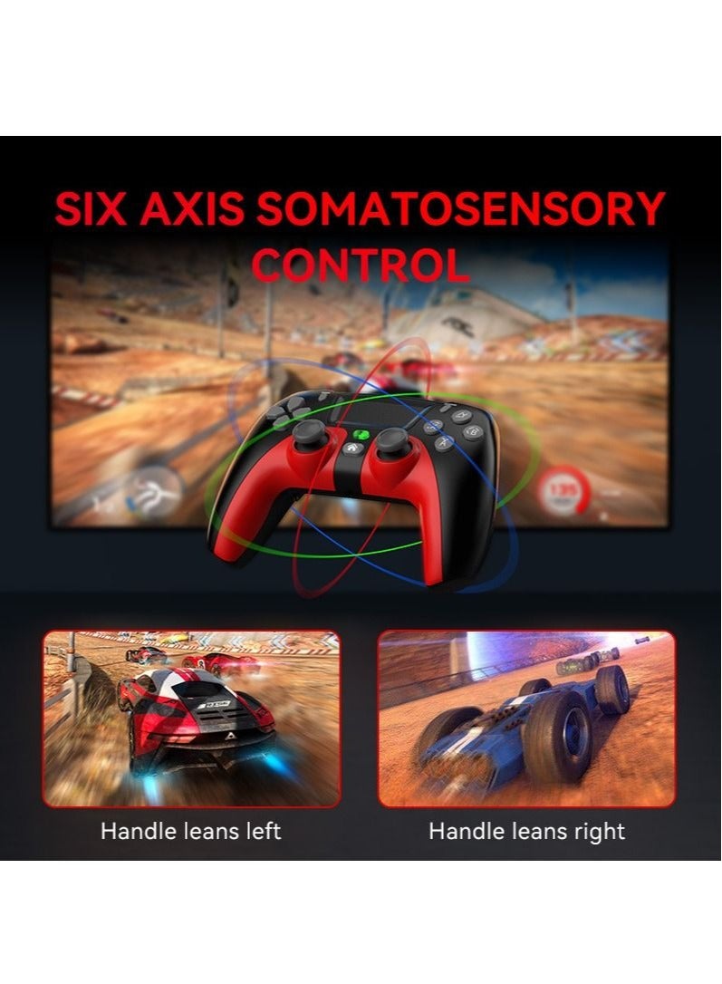 Wireless PS4 Slim/Pro and PC Game Controller with Dual Vibration Gamepad, Six-Axis Gyroscope Joystick, Perfect Gift for Kids - Image 4