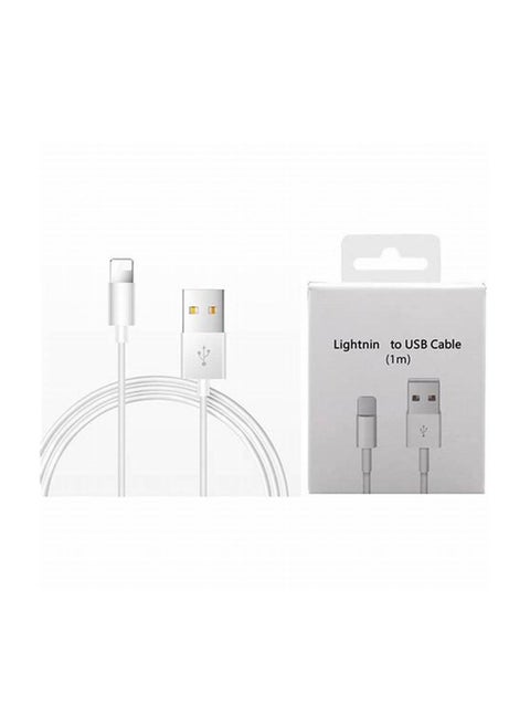 Lightning To USB Cable - 1 Meter White