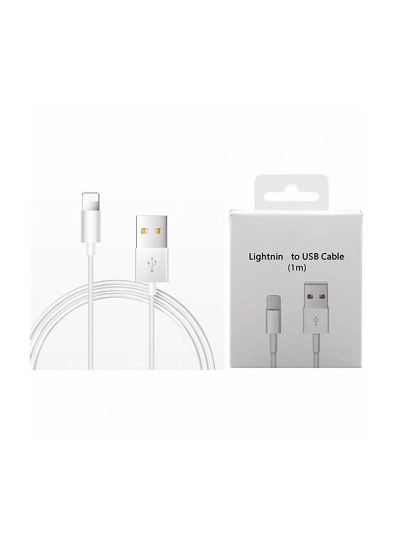 Lightning To USB Cable - 1 Meter White