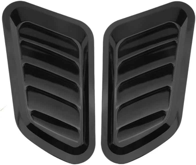 2 Pcs Car Decorative Air Flow Intake for Mazda CX-5 2025 2024 2023, Bonnet Vent Cover Hood Scoop Sticker Trim ABS Exterior Decoration Sleek,Glossy Black - Image 1