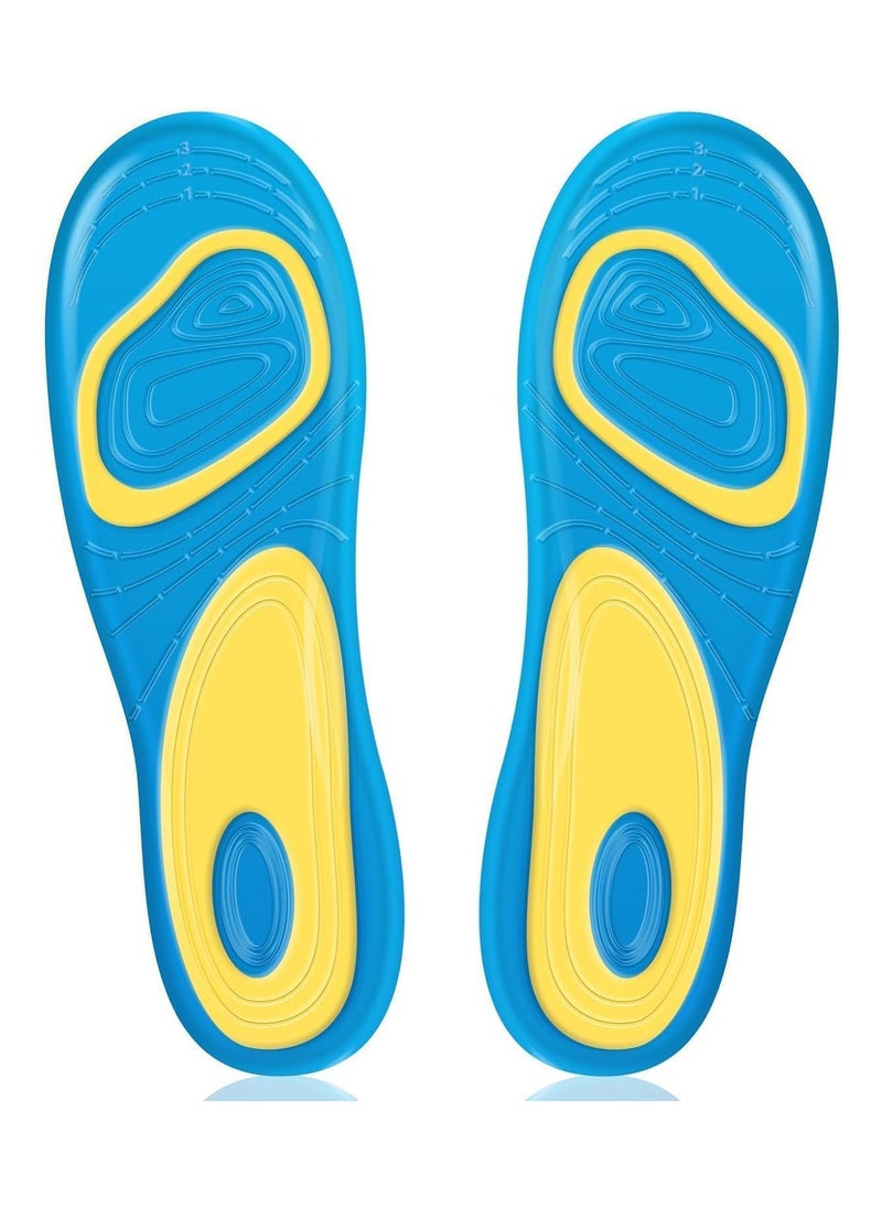 Plan A - Flexible silicone insole with Active Gel technology for daily and sports use. Designed with double gel to absorb shock and reduce excess pressure during walking and daily activities, providing all-day comfort and support - Image 1