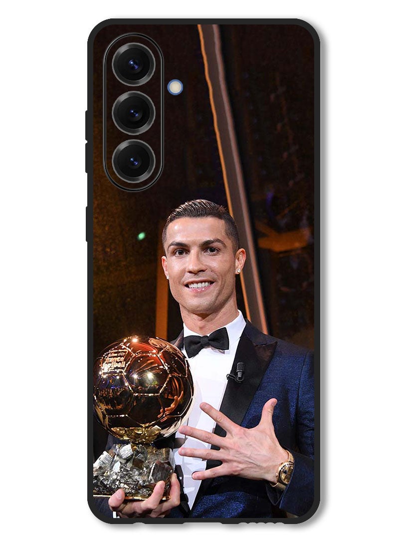 Theodor Case Compatible with Vivo V50 Protection Shockproof Bumper Cover Ronaldo Trophy - Image 1