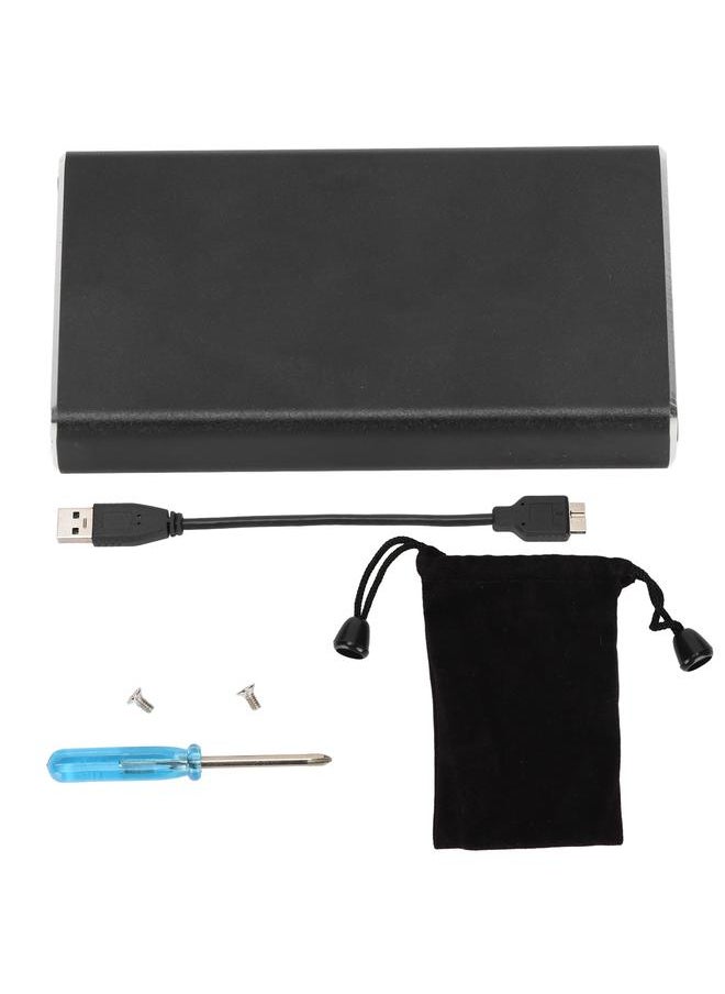 Thoraya MSATA03 Aluminum Alloy Mobile Hard Drive Box USB3.0 Mobile Hard Drive Box SSD  - Image 1
