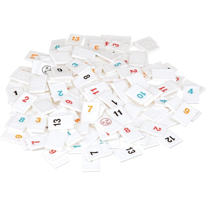 Pressman Rummikub Six Player Edition - The Classic Rummy Tile Game - More Tiles and More Players for More Fun! by, Blue - Image 3