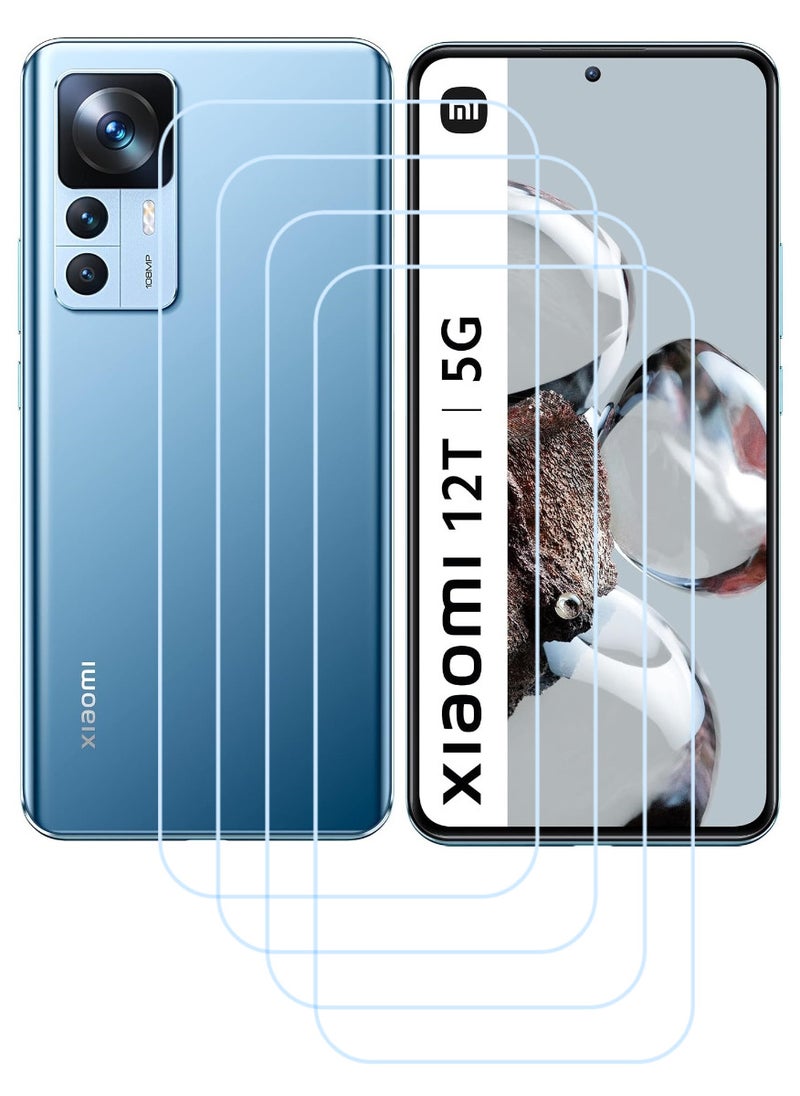 ACLIX 4 Pieces Antistatic ESD Dustproof Premium Quality High Definition Clear Tempered Glass Screen Protector Designed For Xiaomi 12T - Image 1