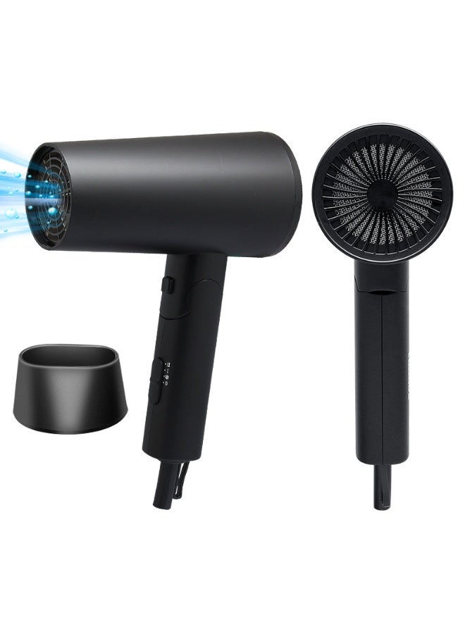 Swift مجفف شعر، 1800 واط مجفف شعر أيوني قابل للطي، 2 وضعيات تسخين، نفخة باردة، خفيف الوزن، مضاد للتجاعيد اللامعة - Image 2