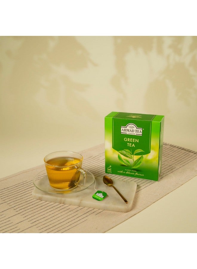 Ahmad Tea Green Tea, Green Tea Teabags 100 ct - Caffeinated & Sugar-Free - Image 2
