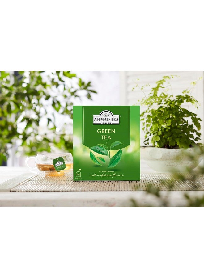 Ahmad Tea Green Tea, Green Tea Teabags 100 ct - Caffeinated & Sugar-Free - Image 3