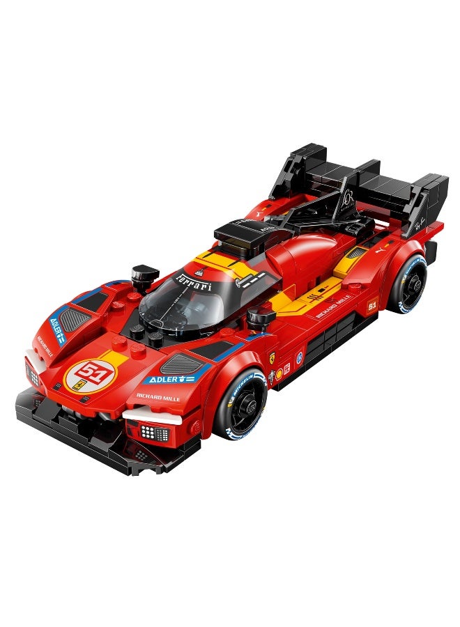 LEGO Speed Champions Ferrari 499P Ferrari Merch 77261 Building Toy Set (345 Pieces) - Image 2