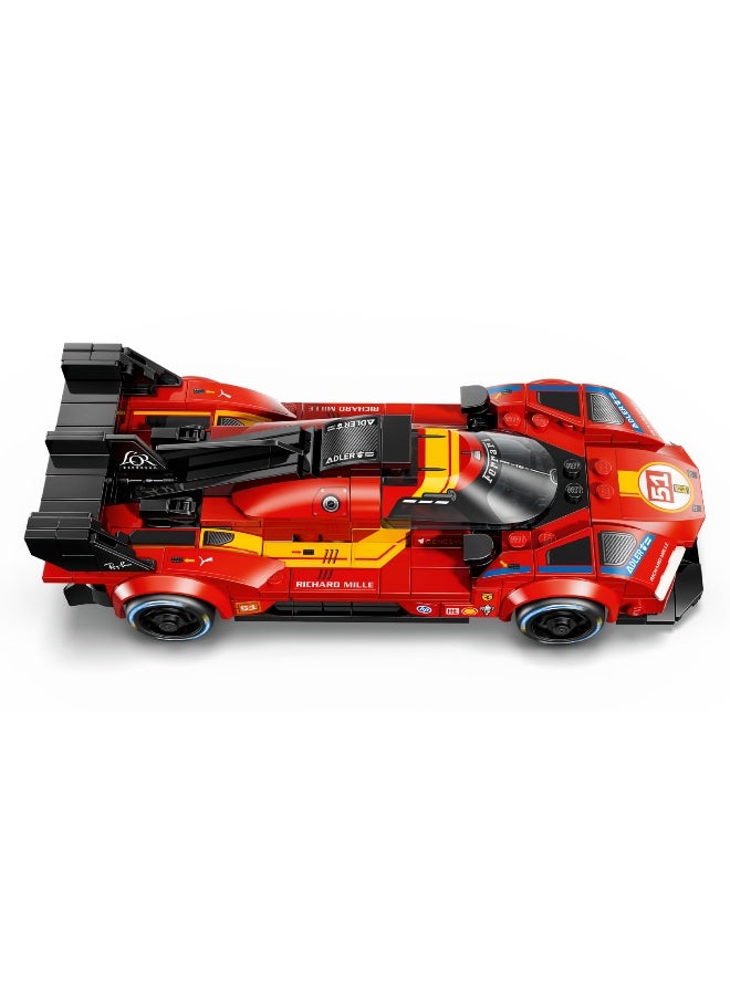 LEGO Speed Champions Ferrari 499P Ferrari Merch 77261 Building Toy Set (345 Pieces) - Image 5