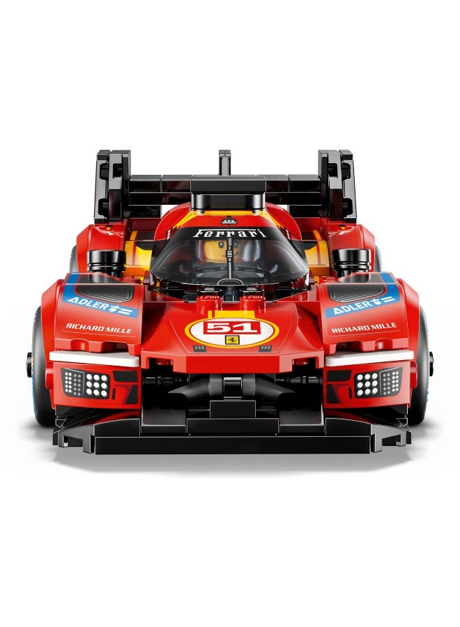 LEGO Speed Champions Ferrari 499P Ferrari Merch 77261 Building Toy Set (345 Pieces) - Image 3