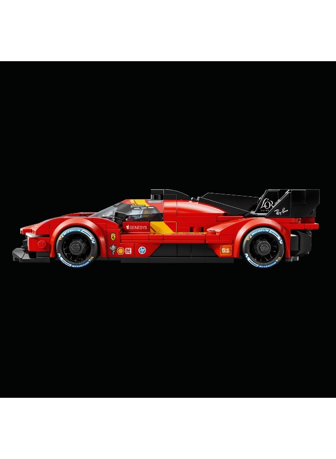 LEGO Speed Champions Ferrari 499P Ferrari Merch 77261 Building Toy Set (345 Pieces) - Image 4
