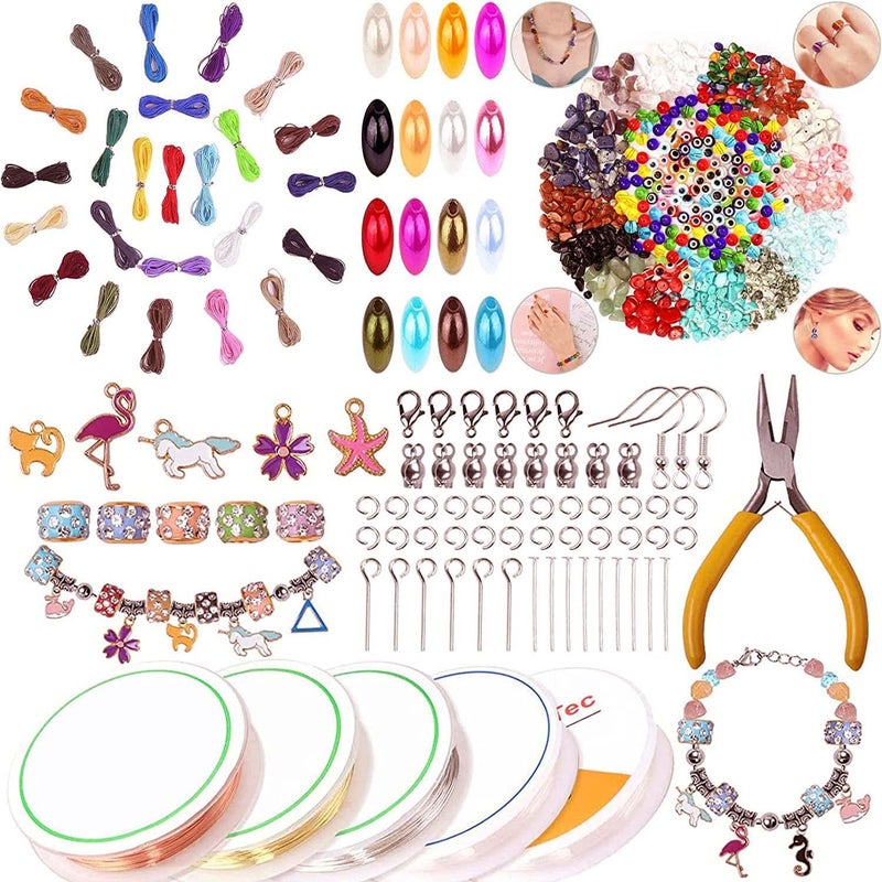DIY Crafts DIY Crafts 300x Sample Kit, Mixed Hobby Kit, Accessories for Ring Jewellery Making, Bracelet Making Kit Jewelry Neclace, Br (300x Sample Kit, Mixed Hobby Kit) - Image 1
