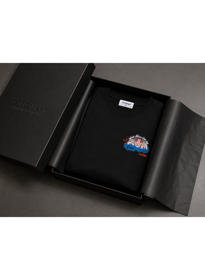 Oversized Black City Graphic T-Shirt Streetwear - Image 5