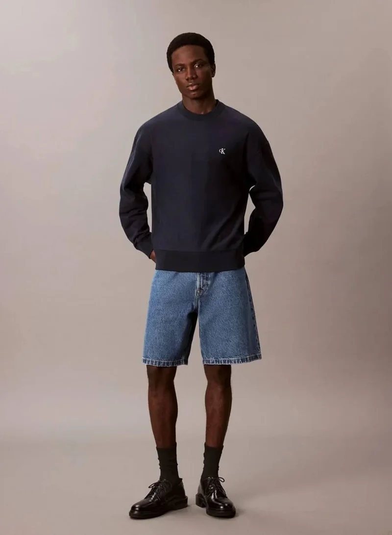 Oversized Cotton Terry Sweatshirt