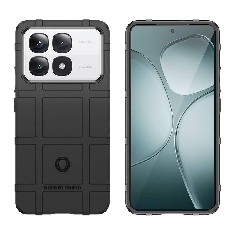 غطاء واقي بسيليكون لـ Redmi Note 14 Pro مع مقاوم للصدمات وحماية من السقوط مع مقاوم للصدمات مع حامل قائم مع مغناطيس قوي باللون Cyan مغناطيسي بوظيفة حامل من السيليكون باللون الأحمر - Image 4
