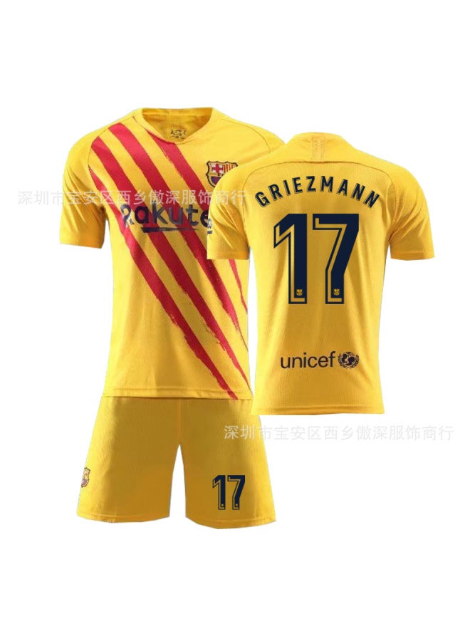 Yellow 17. Football Jersey - Image 1