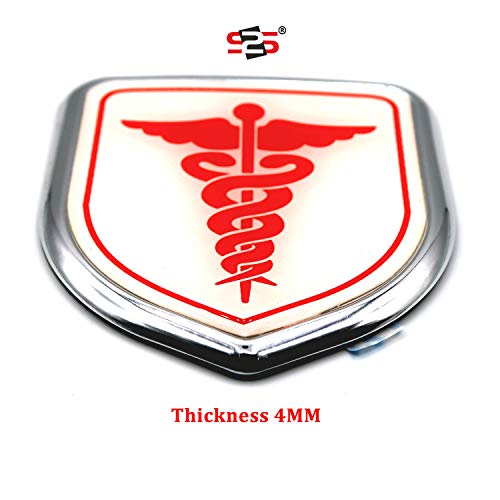 S2S® Stylish 3D Metal Chrome Sticker Emblem Badge Logo | Durable & Stylish Automotive Decoration | For Cars & Bikes (DOCTOR) - Image 3