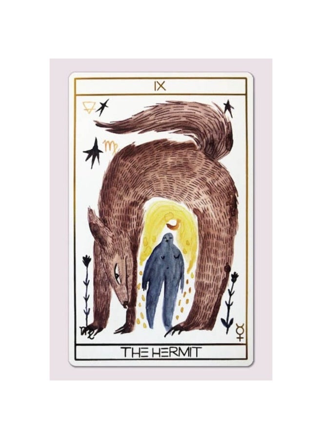 NIBEMINENT The 80-card Lily Tarot, a traditional mysterious and modern practical spirit travel board card game, is suitable for beginners - Image 5