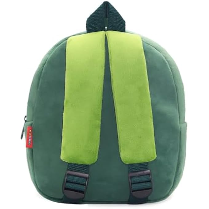 KAKOO Cute Toddler Backpack Toddler Bag Plush Animal Cartoon Mini Travel Bag for Baby Girl Boy 26 YearsGreen Avocado - Image 3