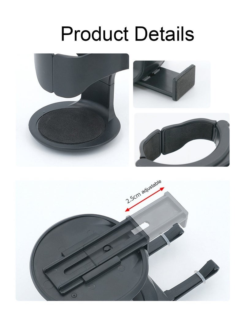 فيو 🚗حامل أكواب السيارة 💧منفذ تهوية عالمي ضد الماء 🔧قابل للتعديل وثابت للمشروبات والقهوة والماء والعصائر – مناسب لمعظم السيارات وSUV - Image 3