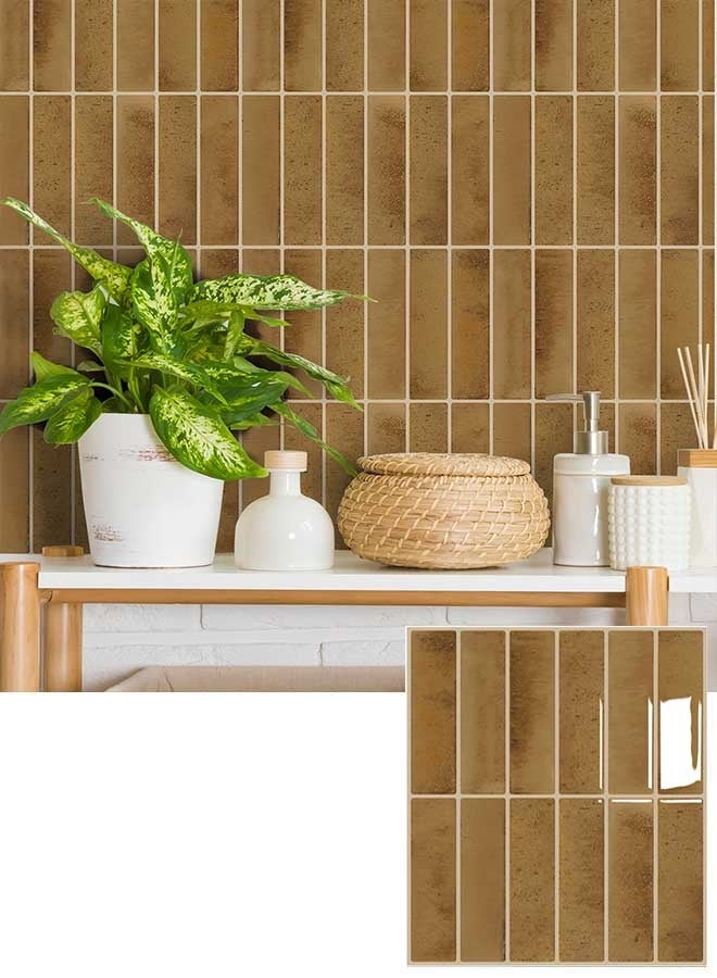 RAWAID Peel and Stick Backsplash Tiles, 5 Sheets 3D Self Adhesive Stick on Tiles Kitchen Backsplash, Stick on Wall Tiles for Kitchen, Bathroom, Wall Tile, 23 x 29 cm - Image 1