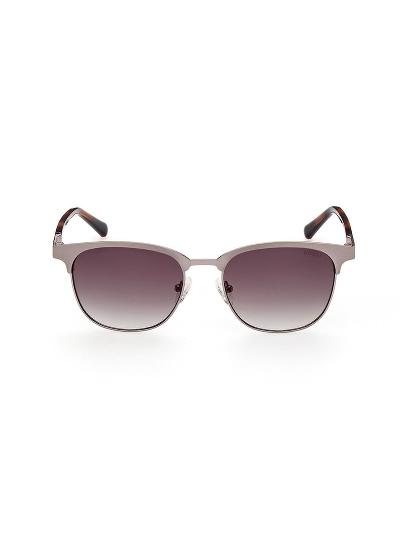 GUESS - Men's UV Protection Browline Shape Sunglasses - GU0005208P54 - Lens Size: 54 Mm - Image 1