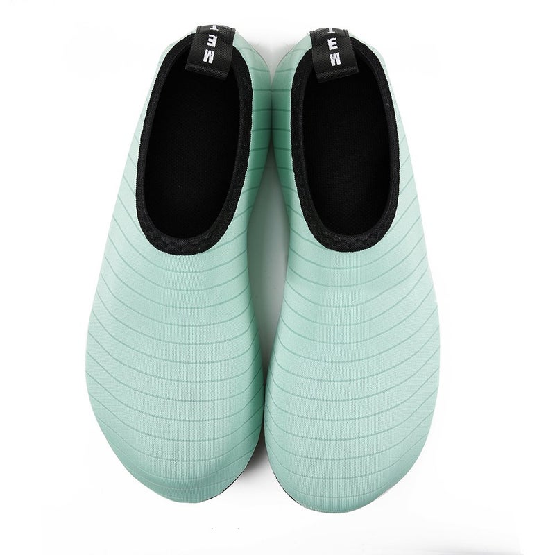 WateLves Womens and Mens Kids Water Shoes Barefoot Quick-Dry Aqua Socks for Beach Swim Surf Yoga Exercise (TW.Green, L) - Image 4