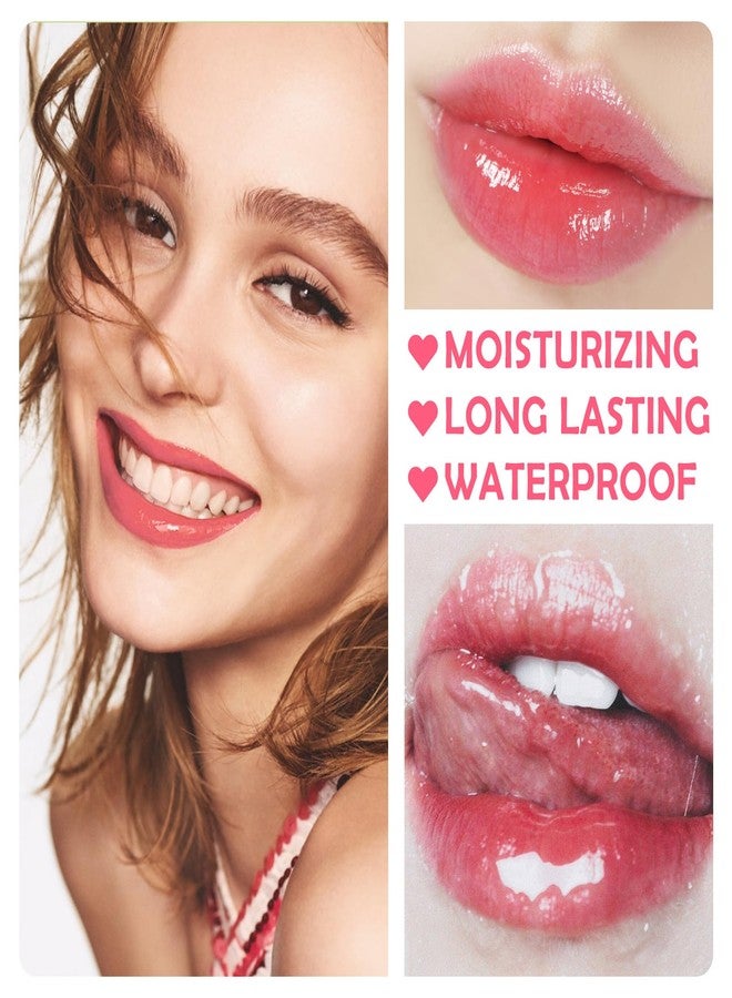 PPPanYiDi 8PCS Color Changing Lip Gloss Set,Waterproof Tinted Lip Stain,Magic Color Changing Lipstick for Women and Men,Moisturizer Lipgloss Makeup Set,Long Lasting Moisturizing Lip Tint Balm Set - Image 5