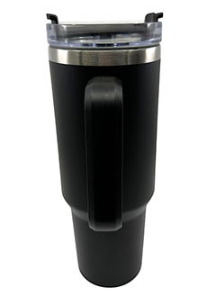 YOLO Hot and Cold Stainless Steel Flow State Vacuum Insulated Tumbler with Lid and Straw for Water, Iced Tea or Coffee, Smoothie, and More, Cream -Black, Size -40oz or 1.20Liters  - Image 3