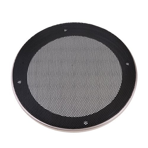 IVELECT 5 Inch Speaker Grills Cover Case with 4 pcs Screws for Speaker Mounting Home Audio DIY -158mm Outer Diameter Champagne - Image 1