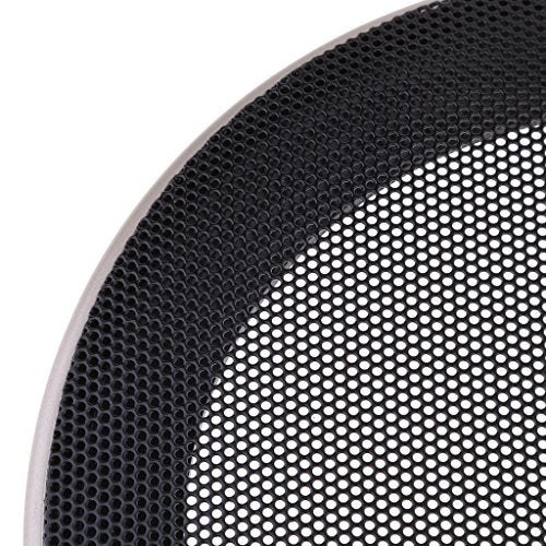 IVELECT 5 Inch Speaker Grills Cover Case with 4 pcs Screws for Speaker Mounting Home Audio DIY -158mm Outer Diameter Champagne - Image 3