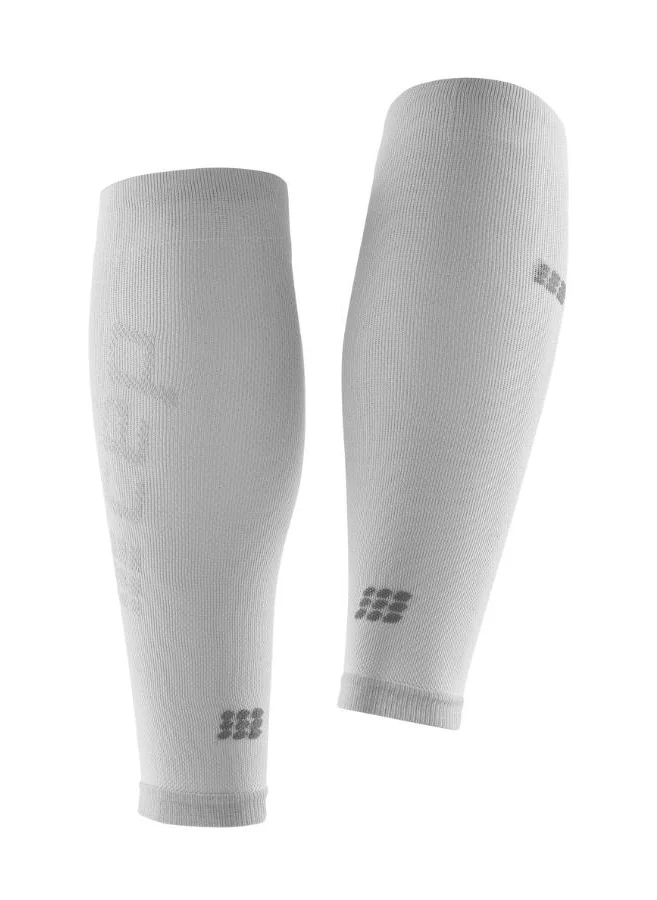 سي إي بي CEP - Ultralight Compression Calf Sleeves Carbon White Women