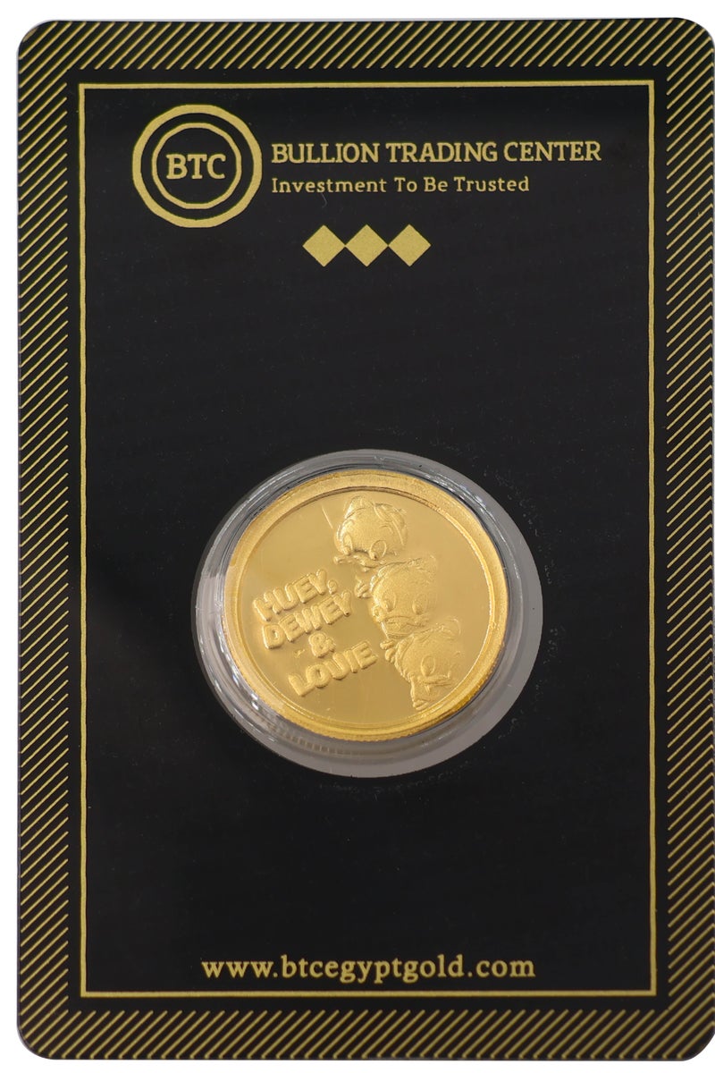 بي تي سي جنيه ذهب كركور وفرفور وزرزور عيار 24 بوزن 8 غرام - Image 1