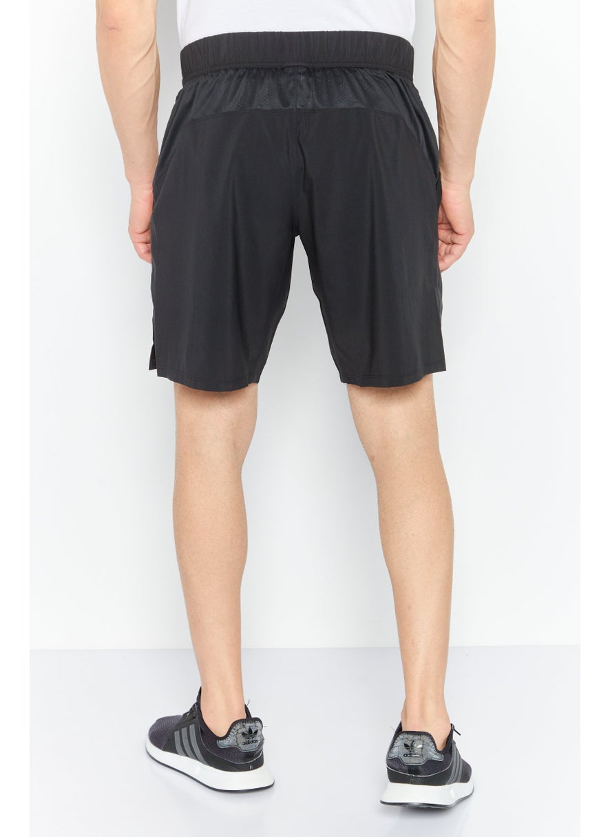 Reebok Men Sportswear Fit Brand Logo Strength Short, Black  - Image 4