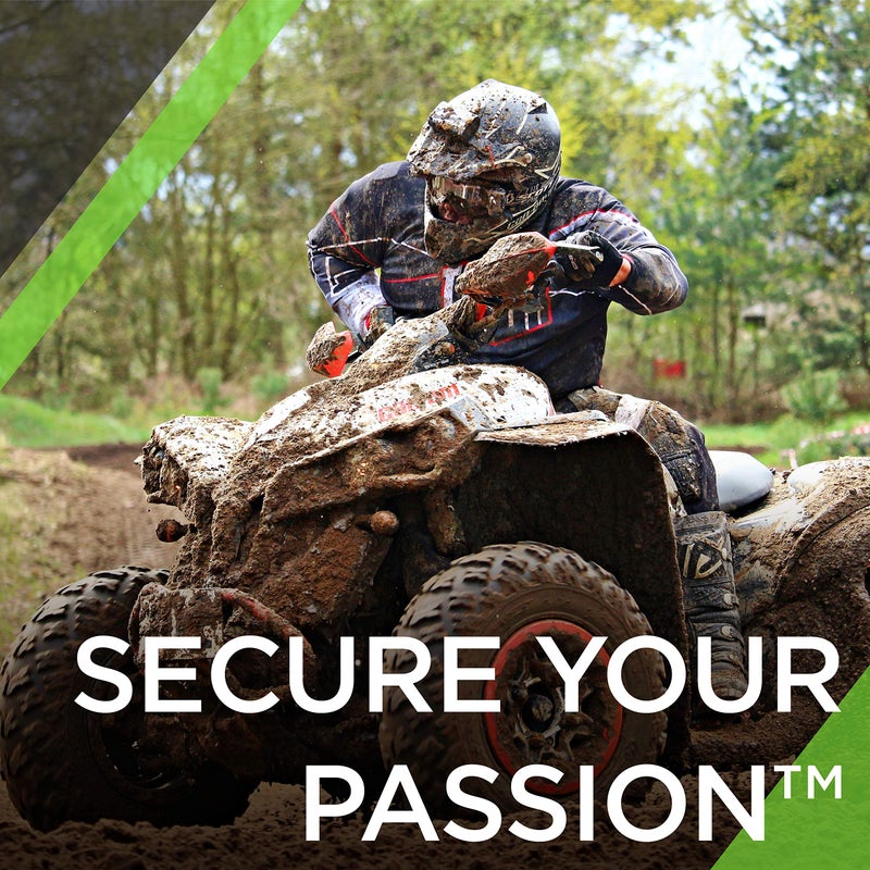 SMARTSTRAPS سمارت سترابس - 101W كواد ويندر حزام ربط مبطن بطول 14 قدم، أخضر (4 حزمة) - علبة تخزين ذاتية التحميل مسجلة ببراءة اختراع - قوة كسر 1,500 رطل، حمولة عمل آمنة 500 رطل - لنقل الأحمال الأخف مثل ATV، جزازات العشب والمزيد - Image 5