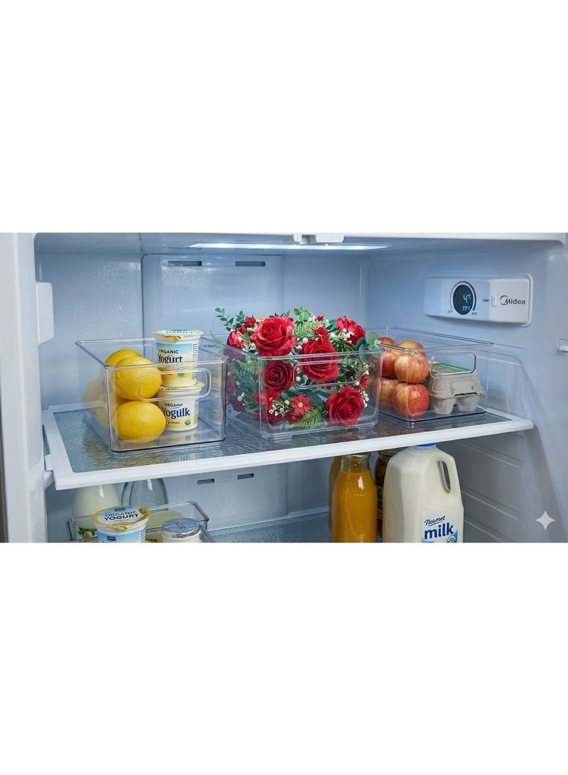Premium Tempered Glass Replacement Shelf for Midea Refrigerators – High-Durability Upper Fridge Rack with Reinforced Spill-Guard Frame – Original Factory Fit - Image 2