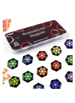 None/Brand 30Pack Decorative Magnets Art Fridge Magnets Cute Refrigerator Magnets Glass Magnets for Locker Whiteboard School Office and Kitchen  - Image 2